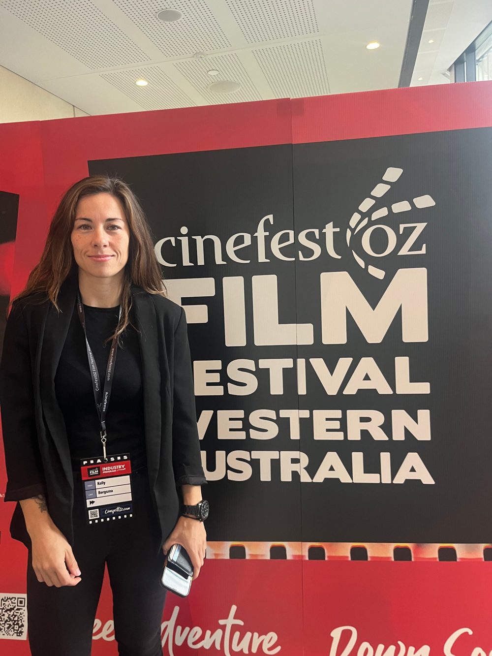 Kelly at CinefestOZ Film Festival